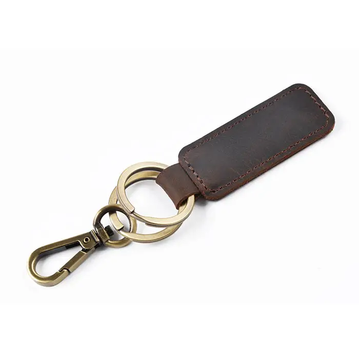 Custom leather keychain